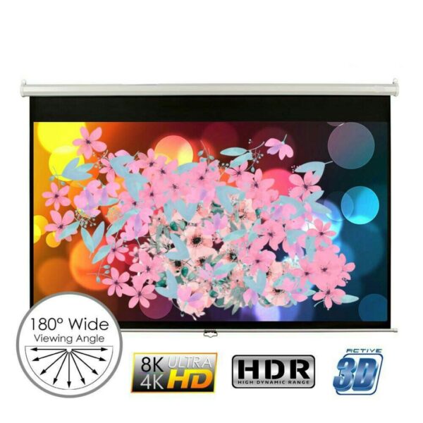 TONZO Auto Lock Pull Down Projector 4:3 Aspect Ratio