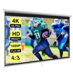 TONZO Auto Lock Pull Down Projector 16:9 Aspect Ratio