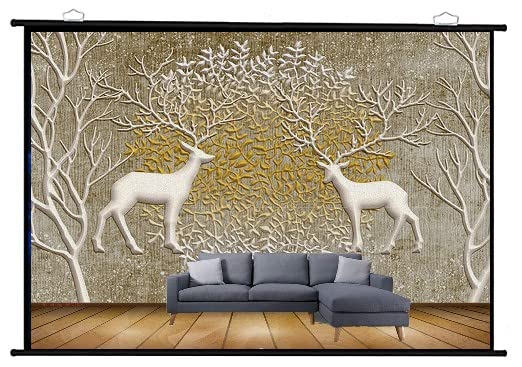 TONZO Map Type Projector Screen 16:9 Aspect Ratio
